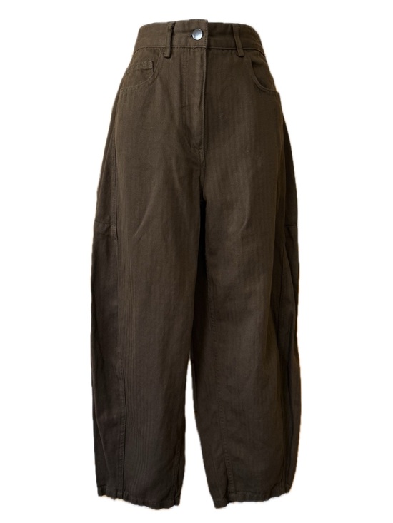 Zara Pants - Zara High-Rise Barrel Leg Pants